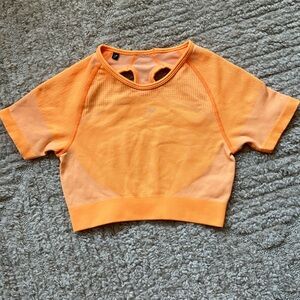Gymshark Ultra Seamless Orange Crop Top